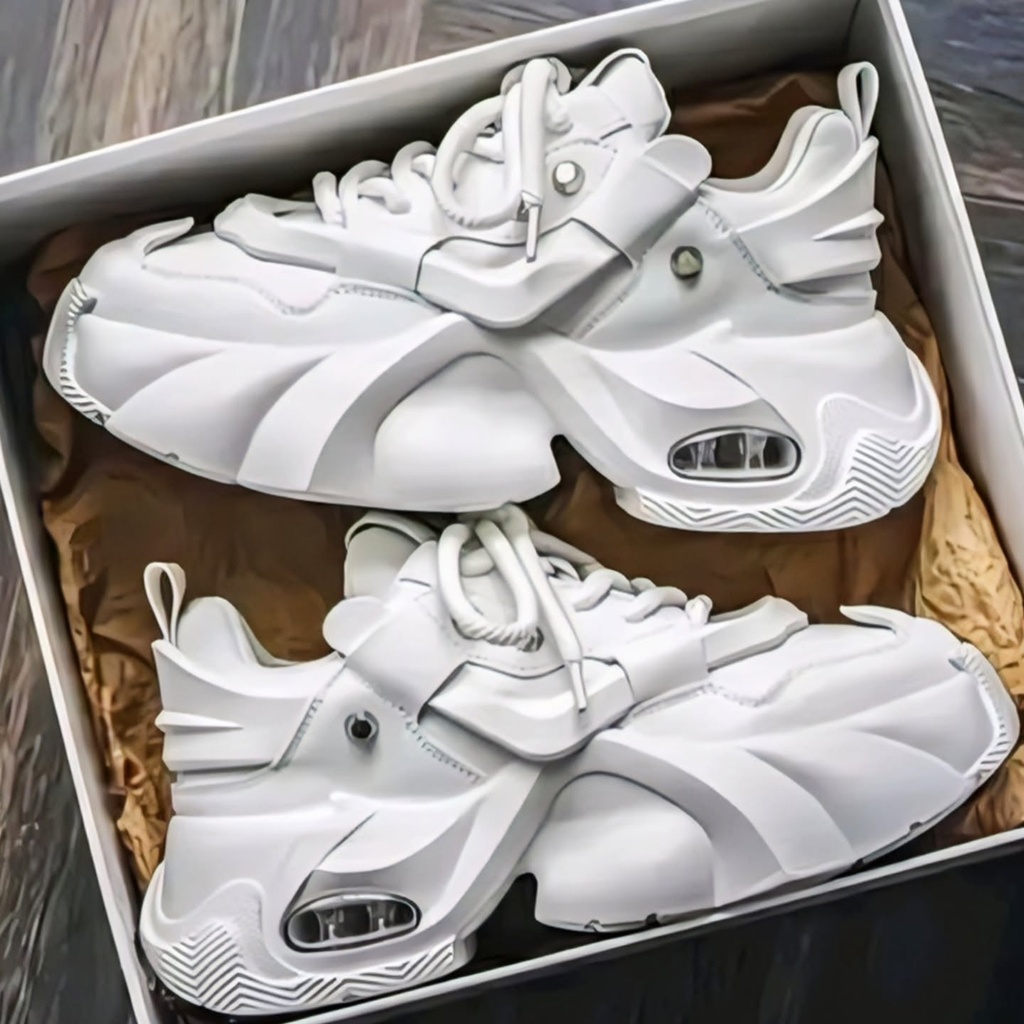 Platform Shoes - Chunky Sole Stylish Sneakers (6)