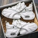 Platform Shoes - Chunky Sole Stylish Sneakers