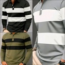 Men's Polo Collar Full Sleeve T-Shirt