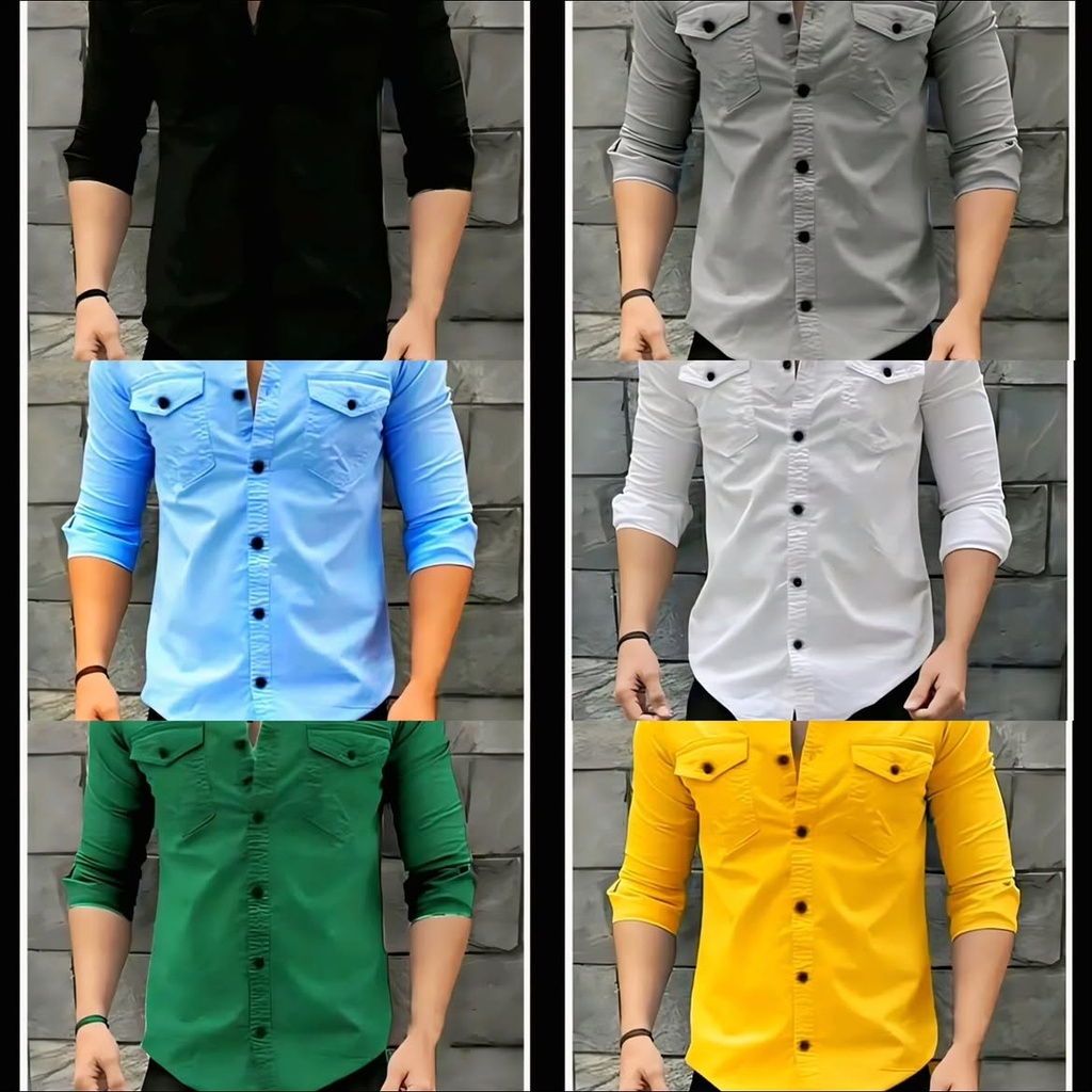 Men's Slim Fit Casual Shirt