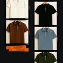 Men's Zip Polo T-Shirt