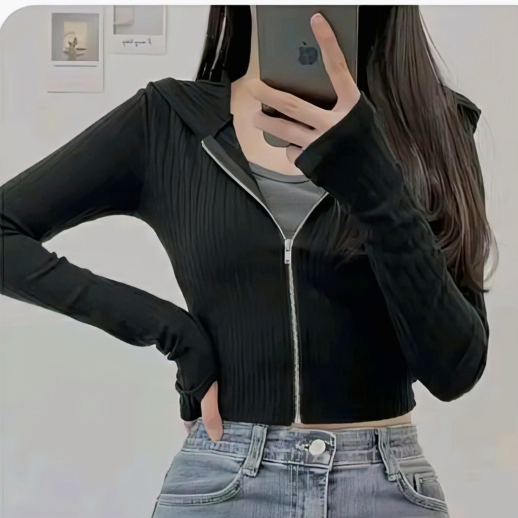 Bomber Jacket Casual Lightweight Zipper Outerwear (XS)