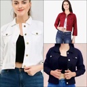 Women's Cropped Denim Jacket