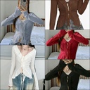 Women's Tie-Front Cardigan Top