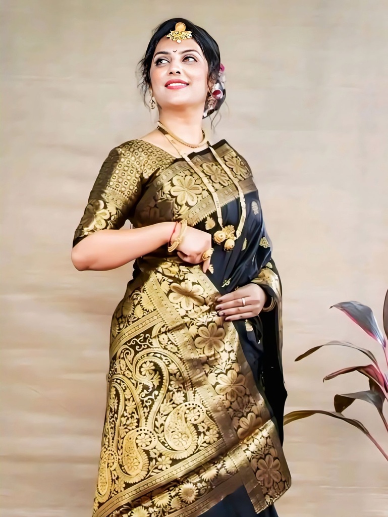 Traditional Silk Kanjivaram Saree for Women