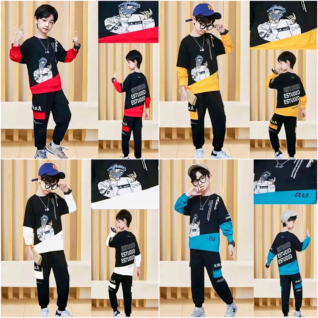 Boys Sweatshirt and Joggers Tracksuit Set