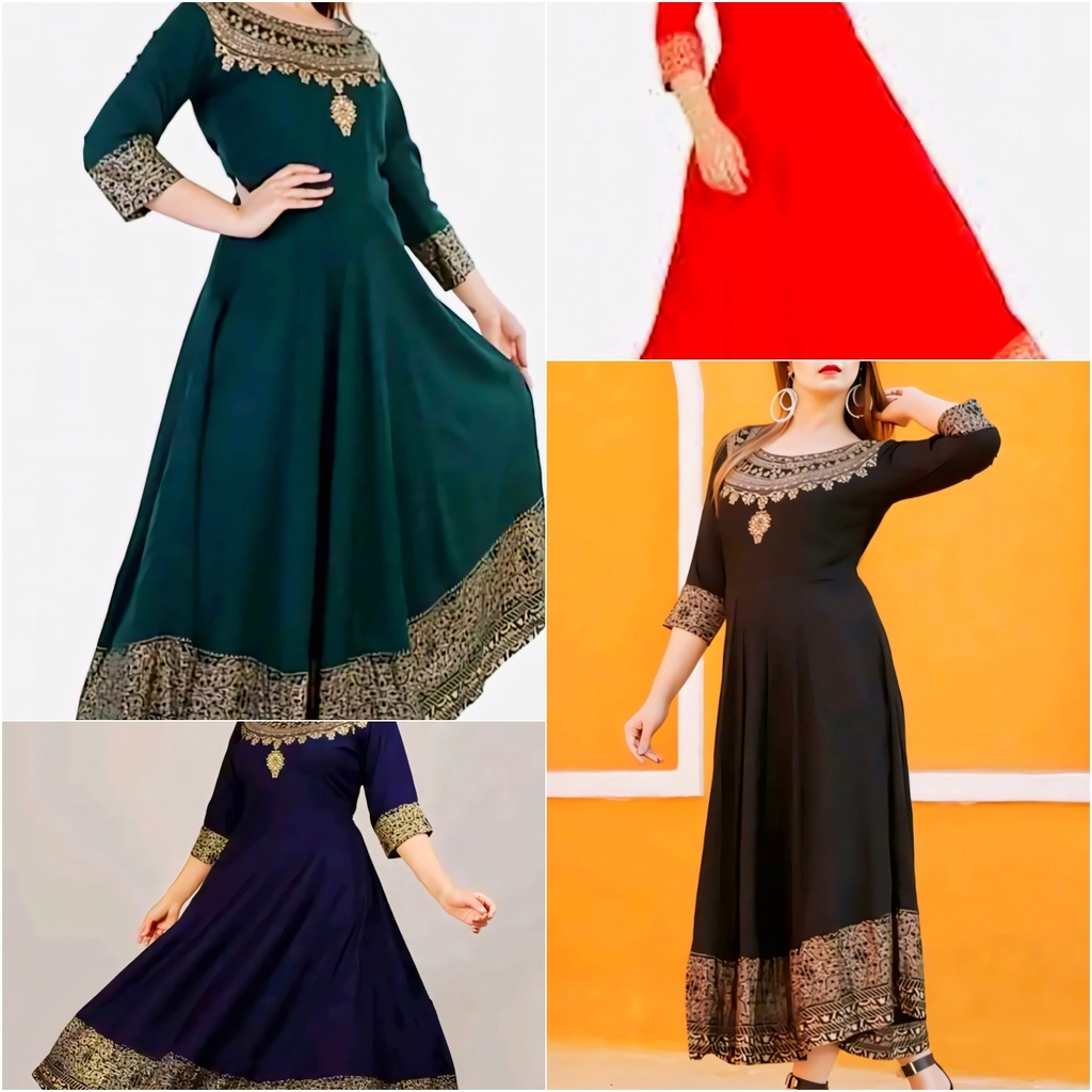 Rayon Anarkali Kurti