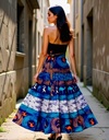 Maxi Skirt Cotton Wrap