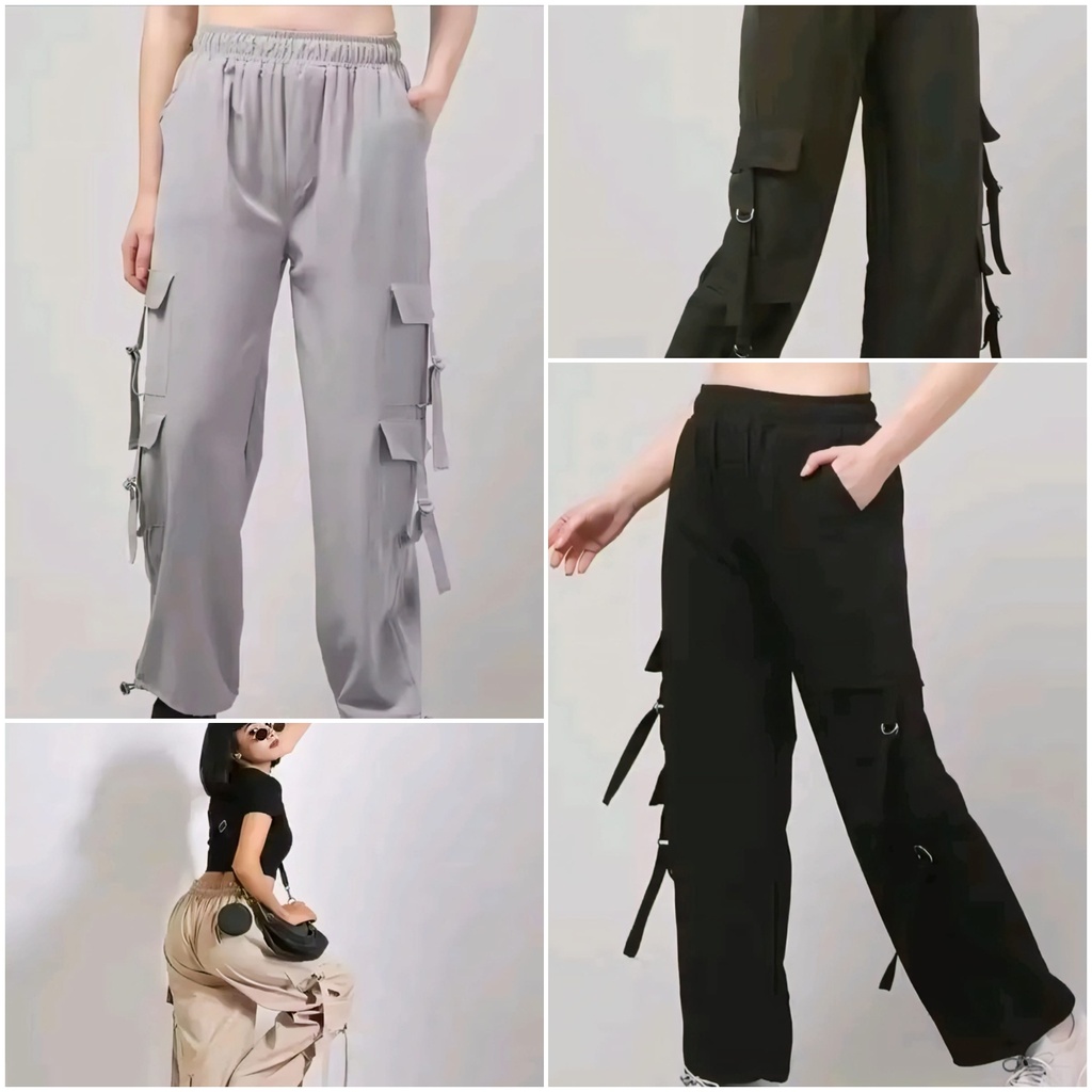 Women's Cargo Pants (S, Green)