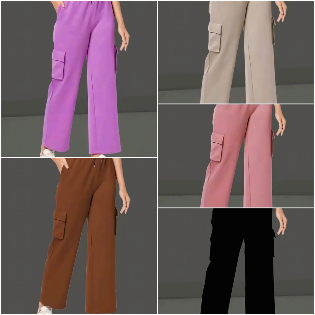 Women Cargo Pants High Waist