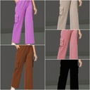 Women Cargo Pants High Waist