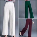 High Waisted Wide Leg Trousers