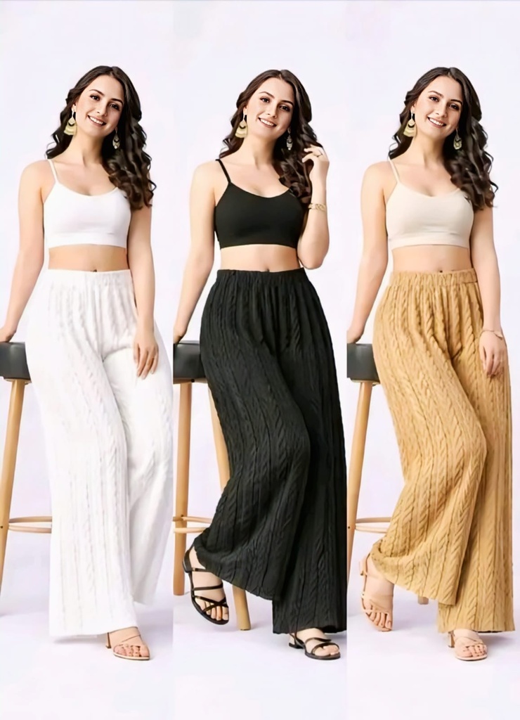 Women's Palazzo Pants Co-ord Set (S)