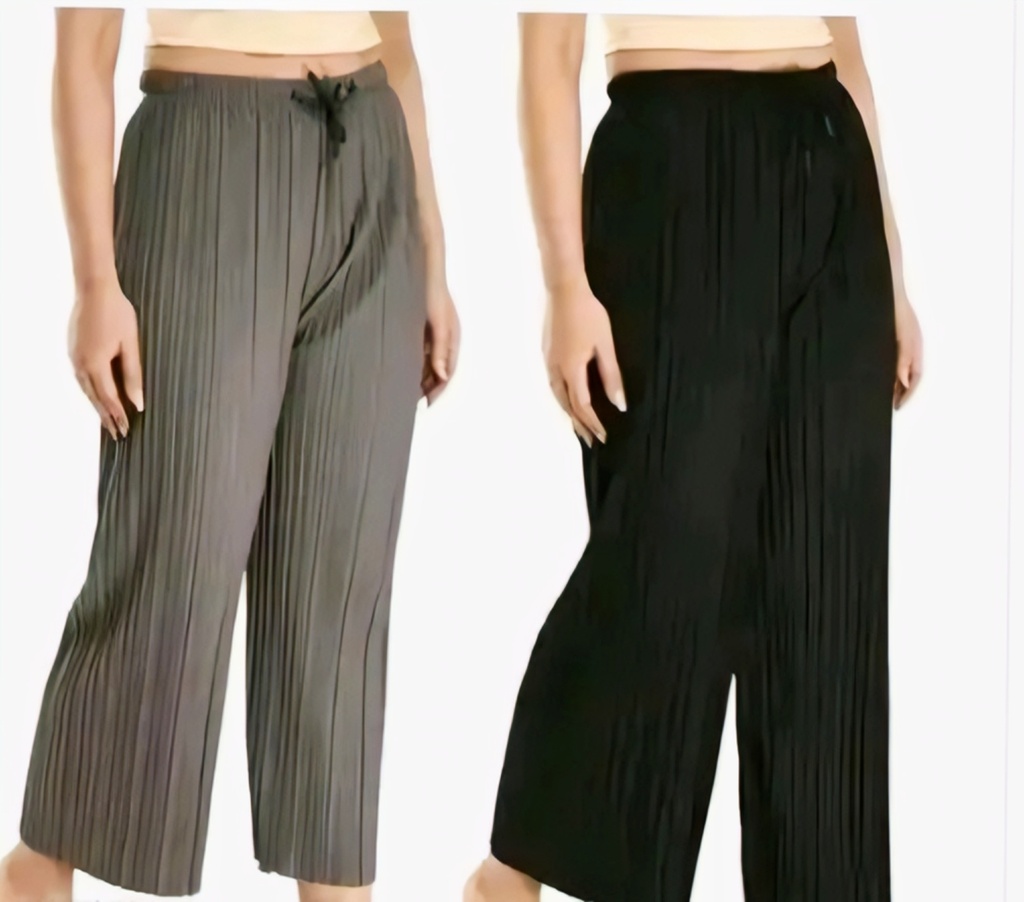 Women's Cotton Palazzo Pants Combo II (S)