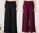 Women's Cotton Palazzo Pants Combo IV