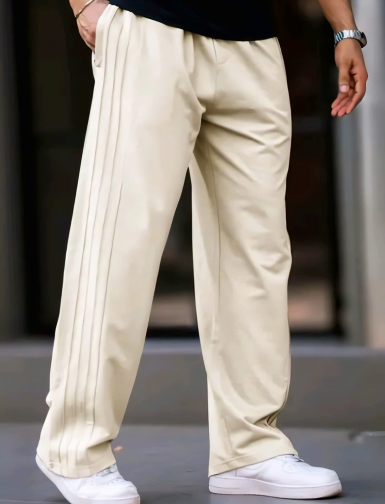 Men Wide Leg Track Pants (S)