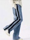 Men's Wide-Leg Side-Stripe Jogger Trousers