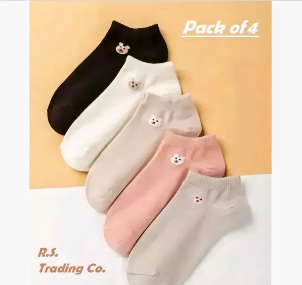Ankle Socks Pack of 4