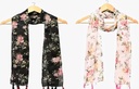 Floral Georgette Women's Dupatta Stole 2 piece