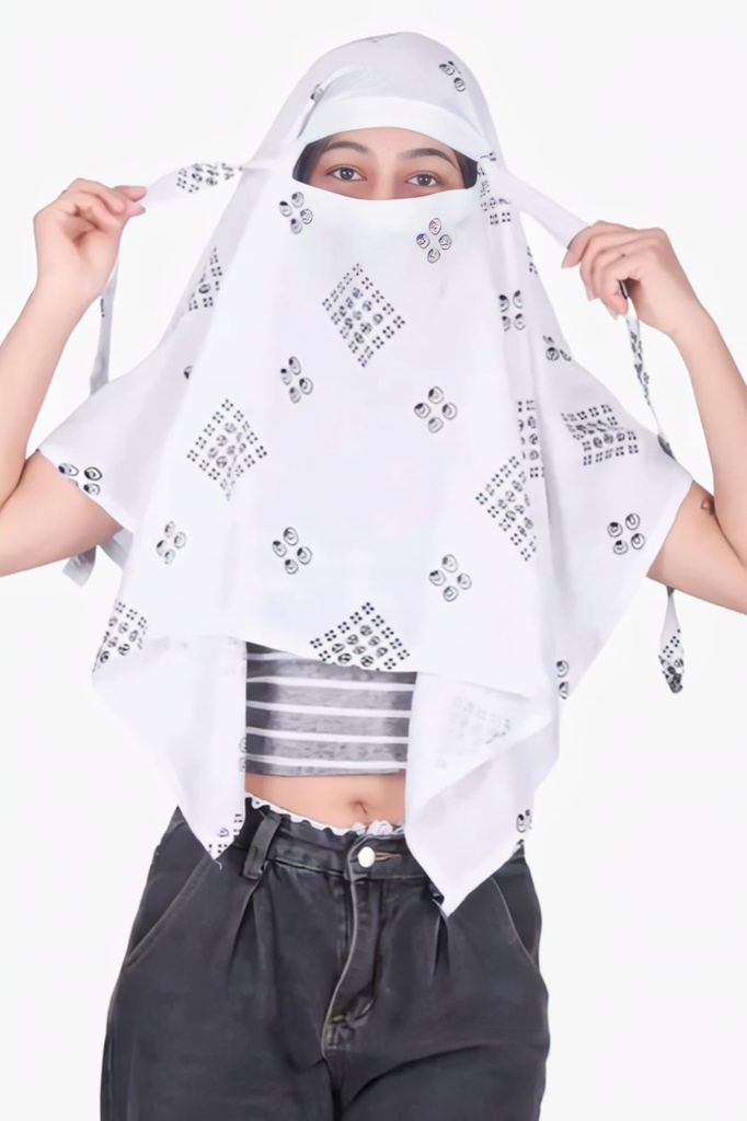 Cotton Dupatta Sun Protection Scarf IV