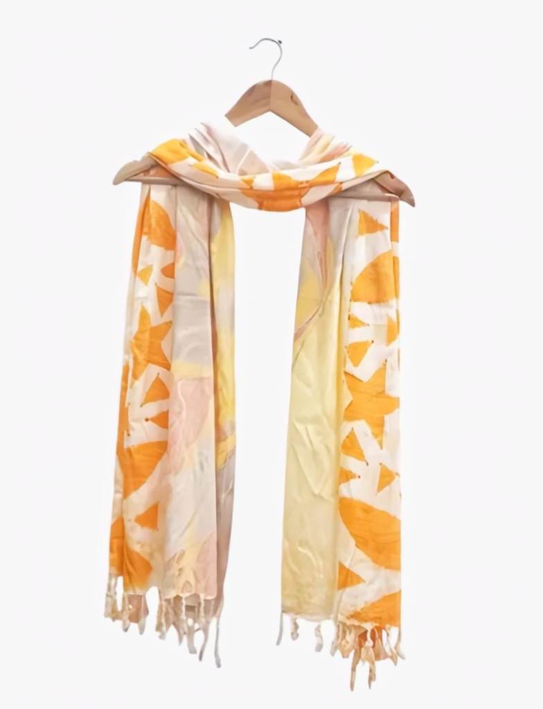 Fringed Premium Cotton Women Stole IV