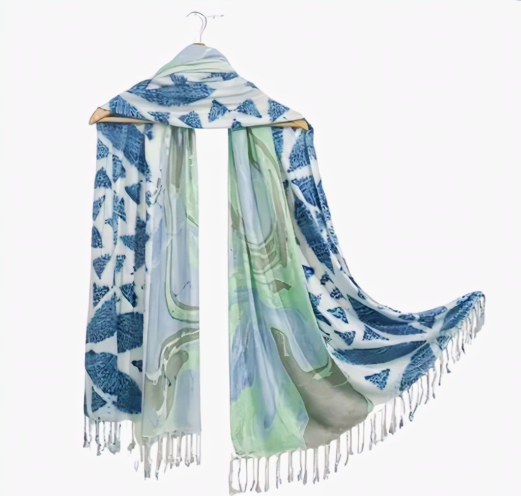 Fringed Premium Cotton Women Stole V