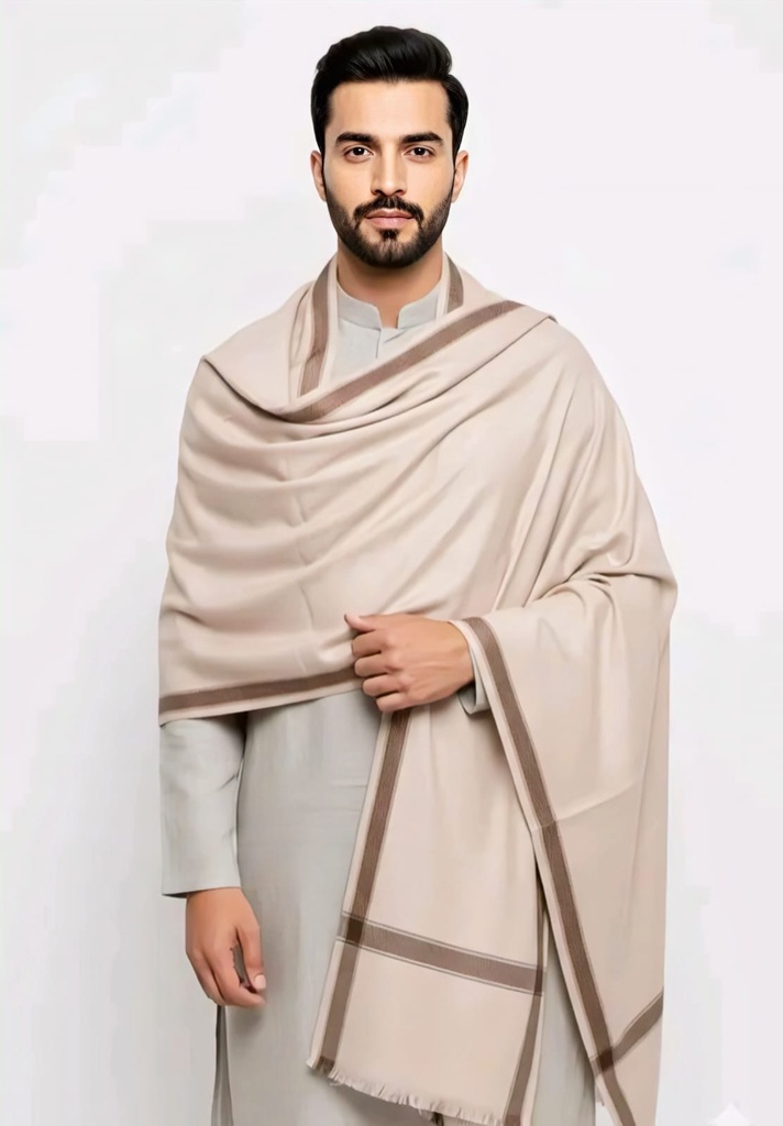 Men's Pashmina Wool Shawl