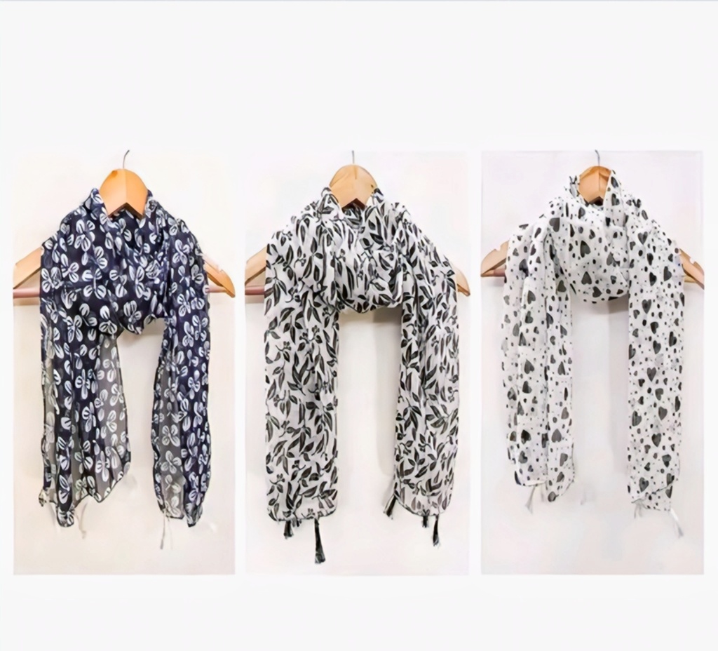 Women Georgette Dupatta Scarf Stole III