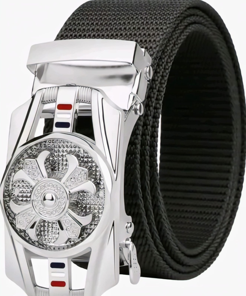 Men Canvas Ratchet Web Belt