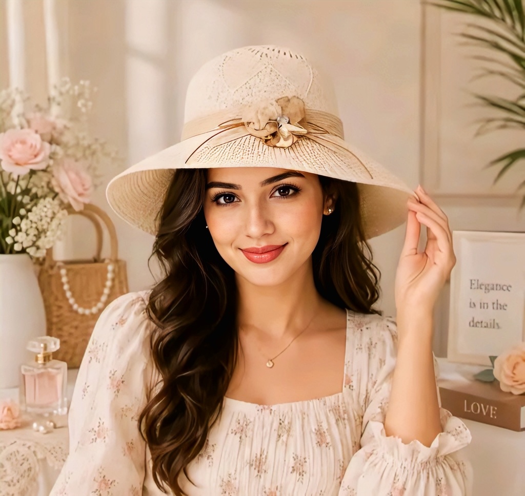 Women Straw Sun Beach Hat II