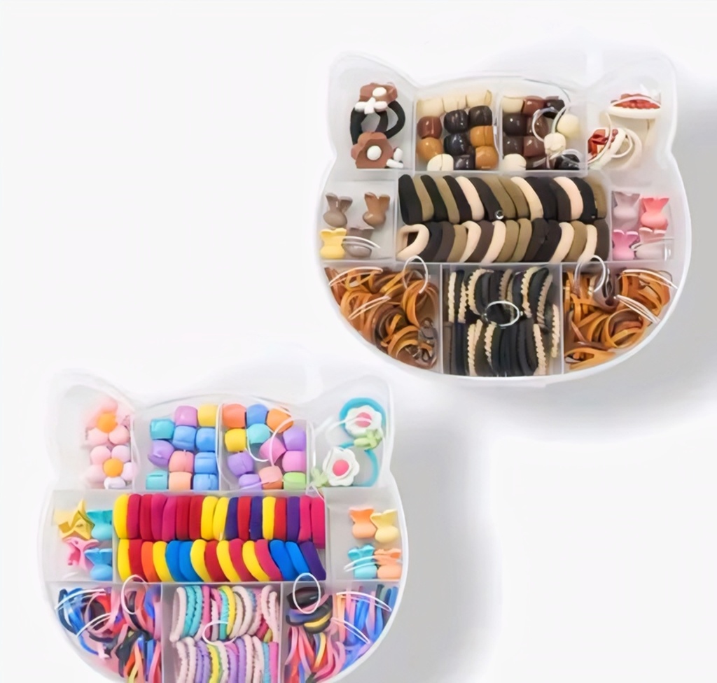 Cute Cat Hair Accessories Organizer Set of 2 packs