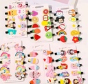 Cute Cartoon & Fruit Kids Hair Clips Set (Multi-Pack) Set-20