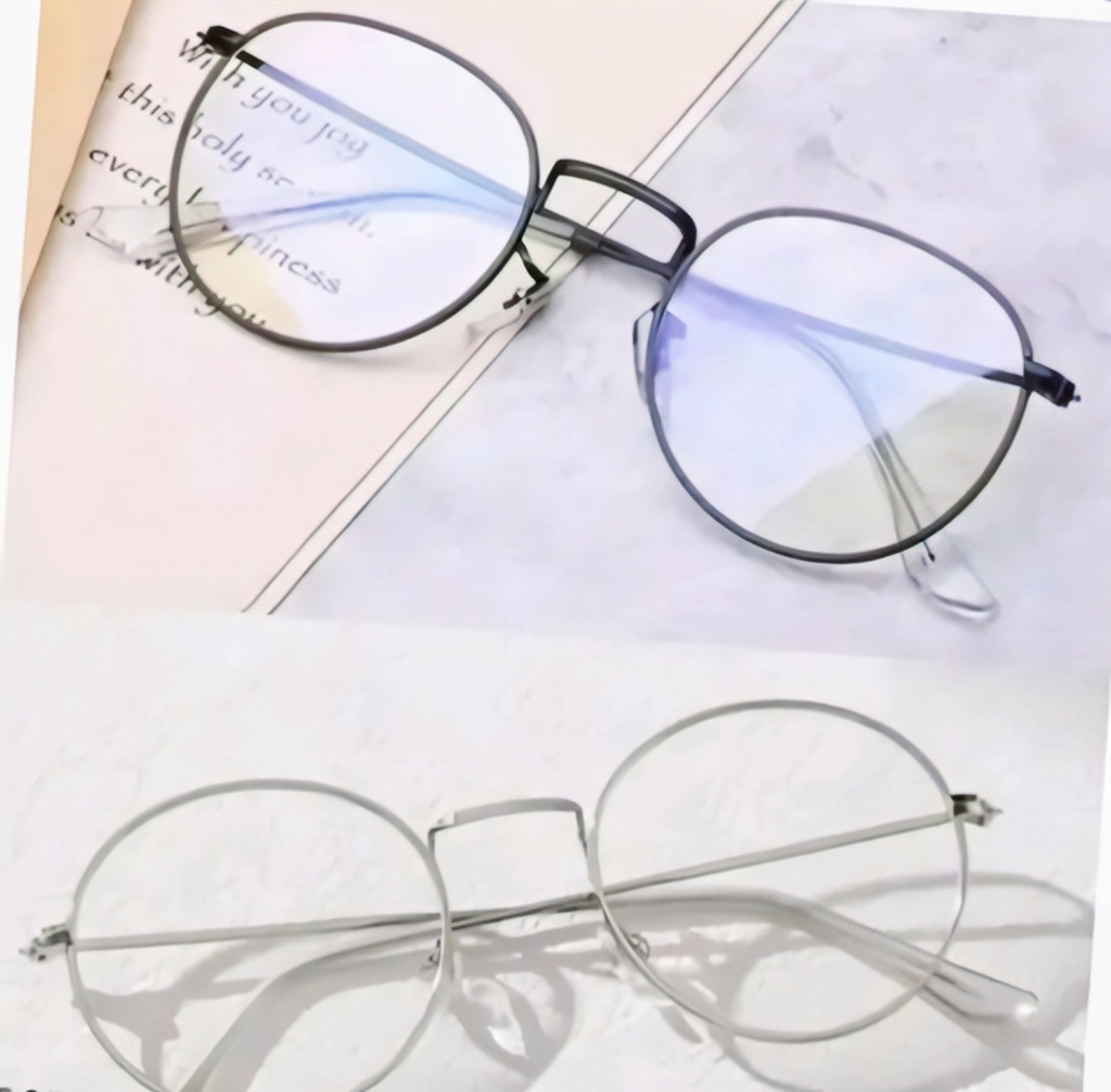 Retro Round Metal Frame Blue Light Blocking Glasses Pack Of 2