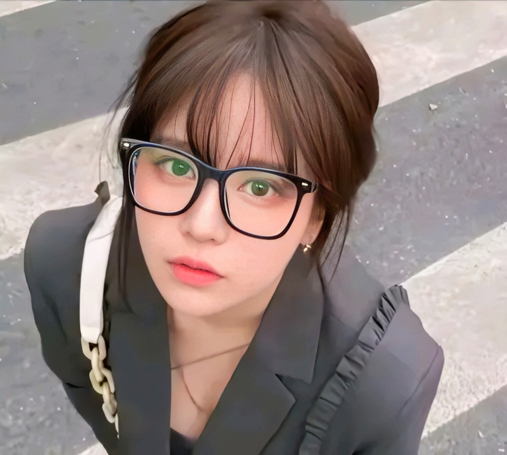 Classic Thick Black Frame Square Eyeglasses