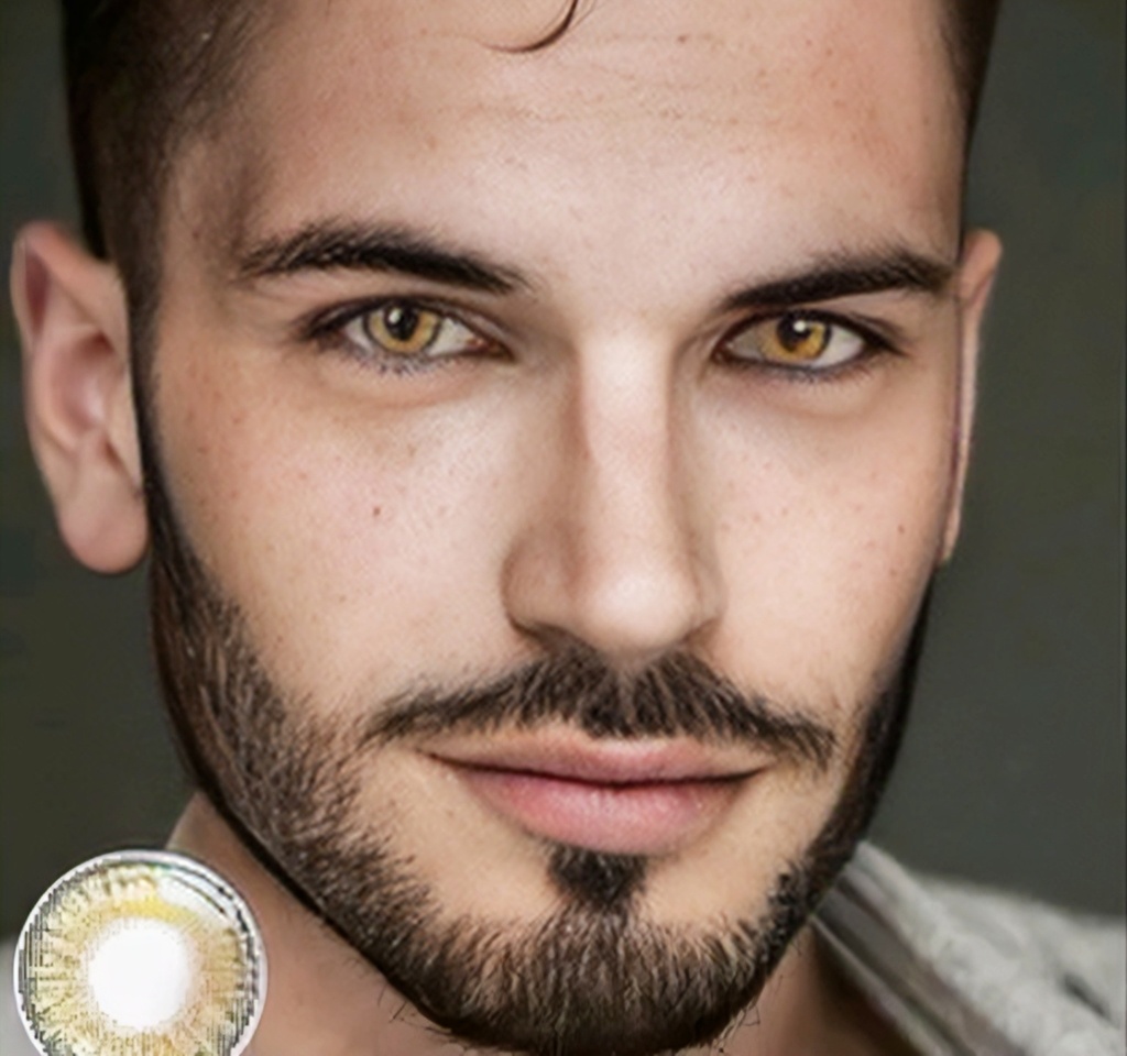 Premium Colored Contact Lenses Set with Solution