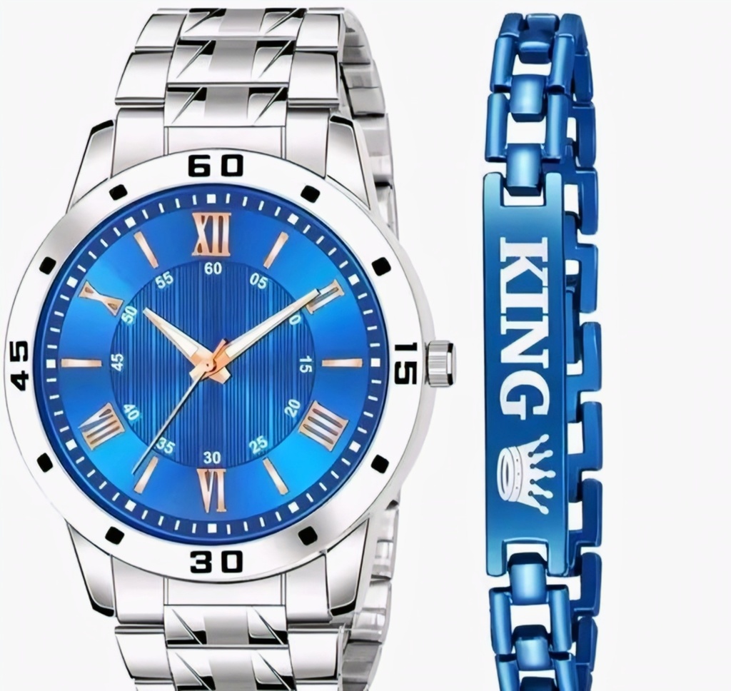 Stainless Steel Analog Men Watch I