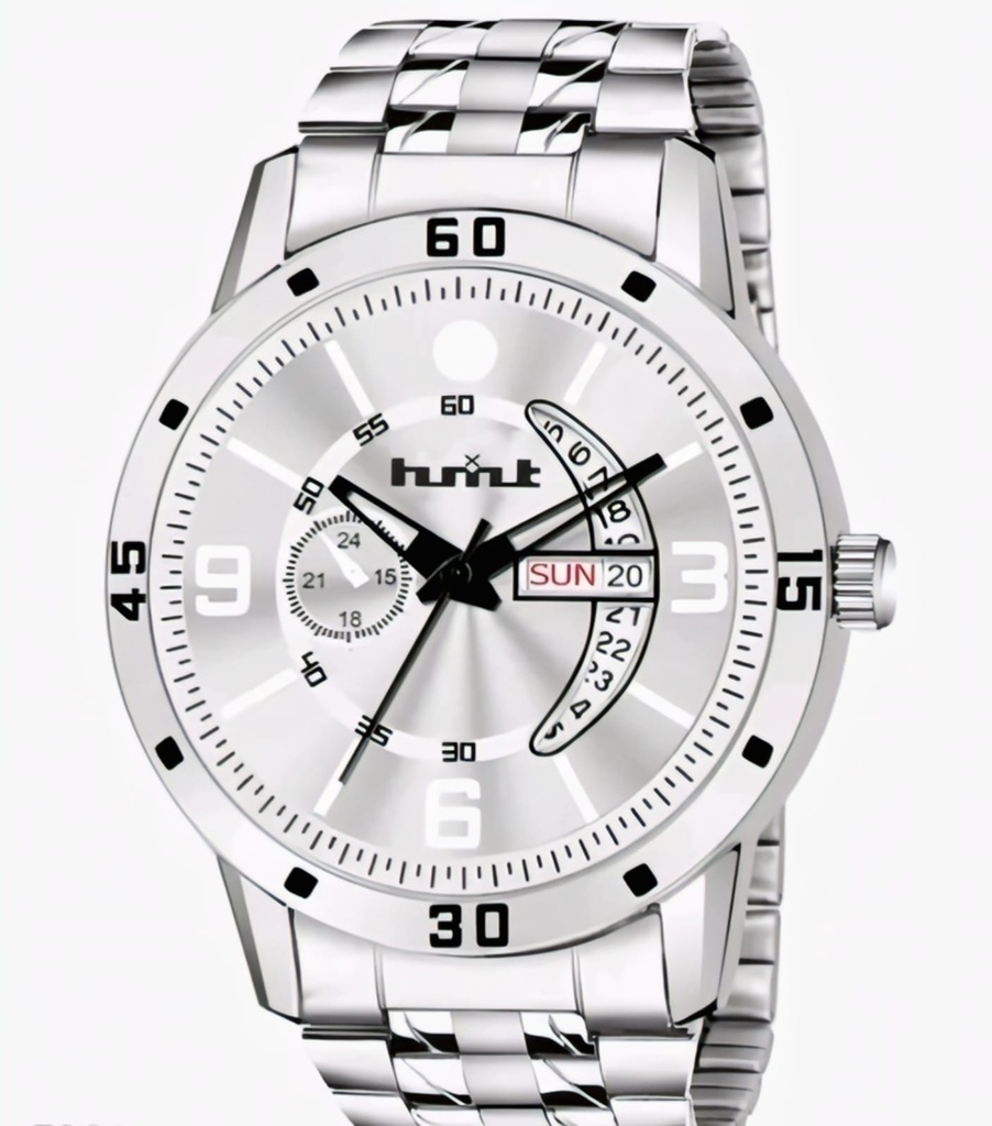 Men's Wrist Watch Metallic Analog