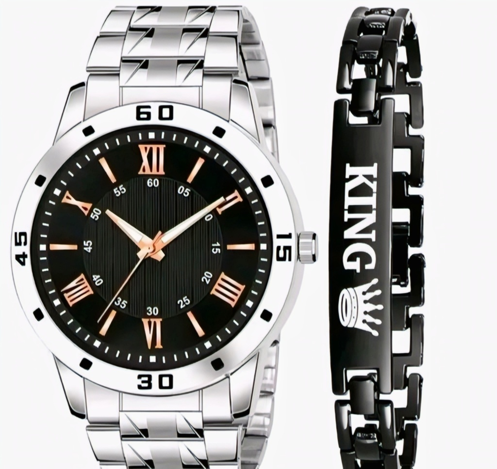 Stainless Steel Analog Men Watch II