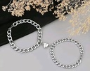Couples Magnetic Heart Chains Bracelet