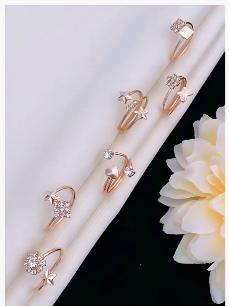 Rose Gold Adjustable Ring