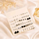 Elegant Multi-Pair Stud Earring Set for Women