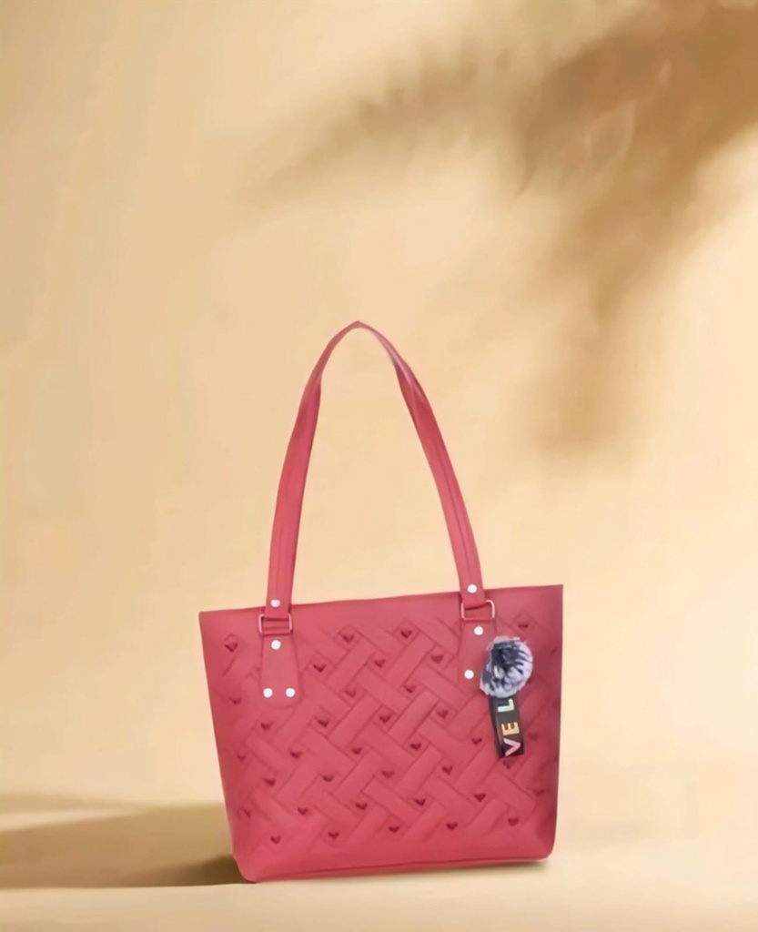 Chic Women’s Tote Handbag and Purse with Stylish Logo Charm II