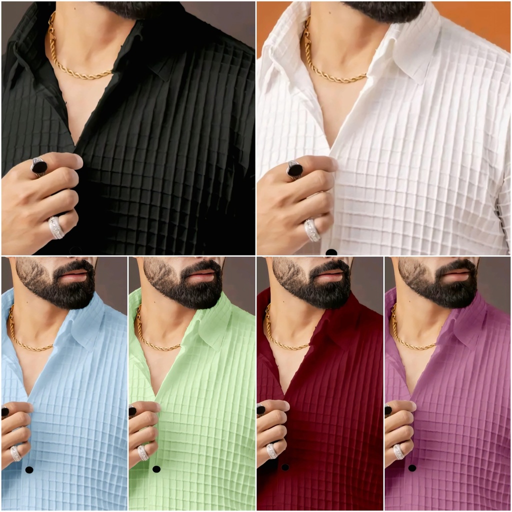 Men's Casual Half Sleeve T Shirt (S, Blue)