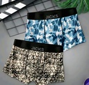 JICKS Men’s Printed Boxer Briefs Comfort Underwear Pack