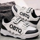 Boys Casual White and Black Shoes