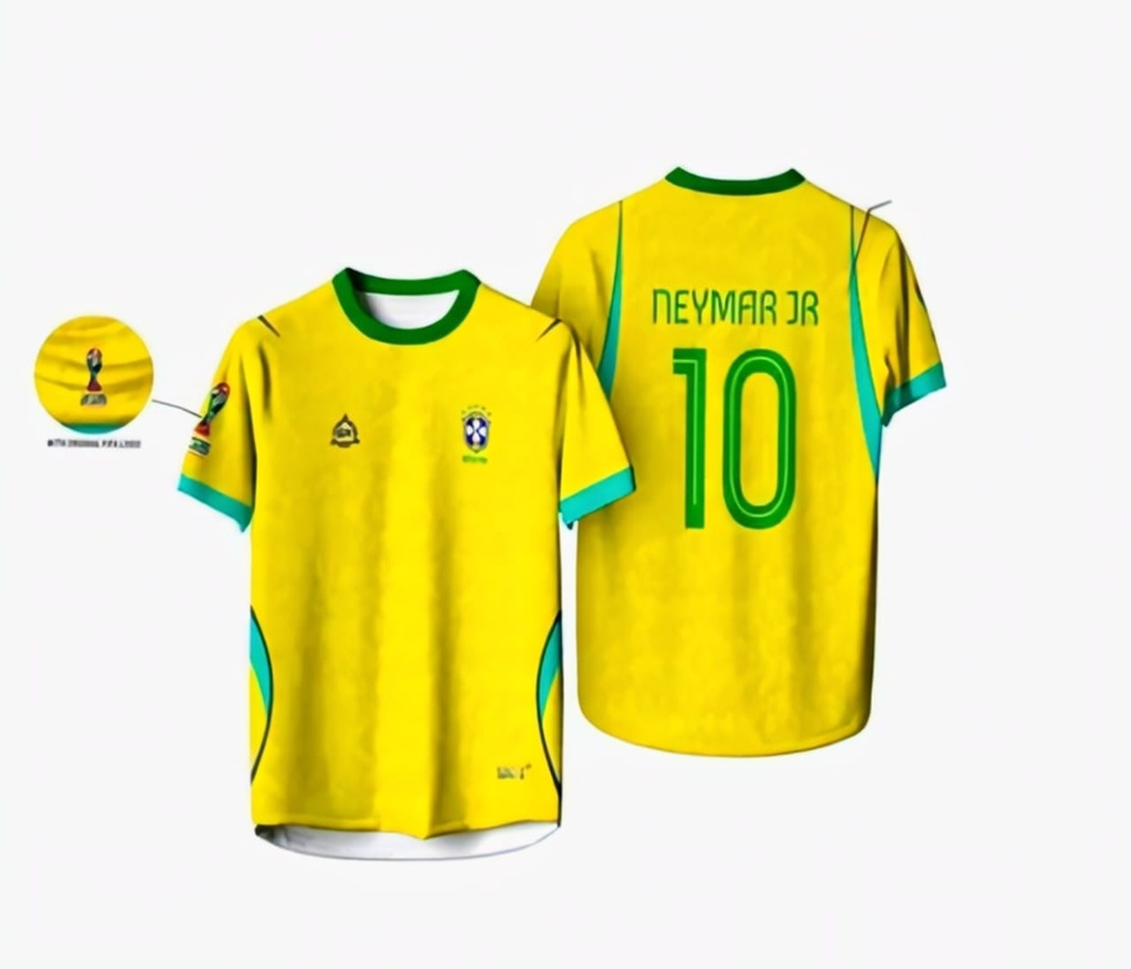 Brazil Football Jersey Tshirt (S)