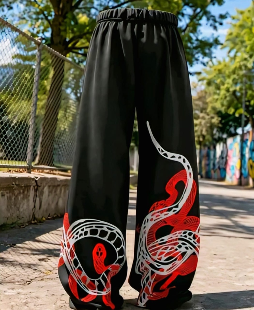Gym Trouser with Snake Pattern (S)