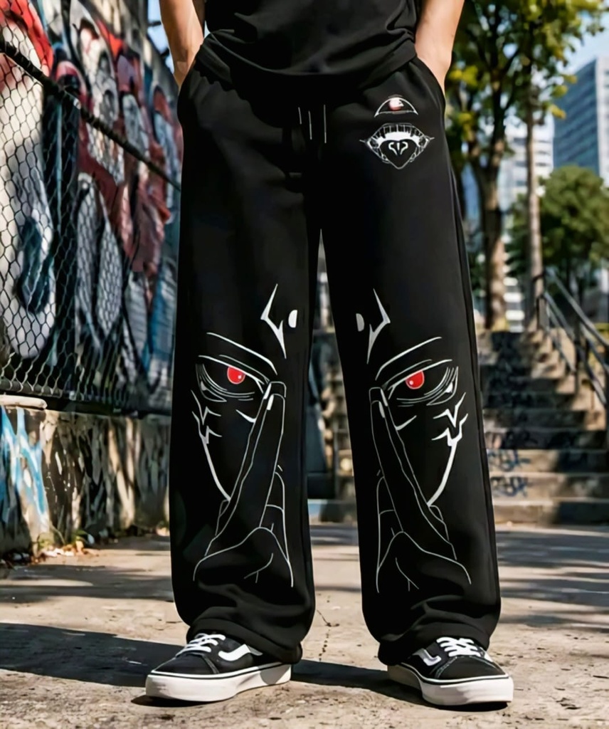 Men's Wide-Leg Gym Trousers (S)