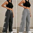 Wide Leg Track Trousers
