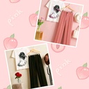 Women's Full Set: Graphic T-Shirt and Wide-Leg Trousers